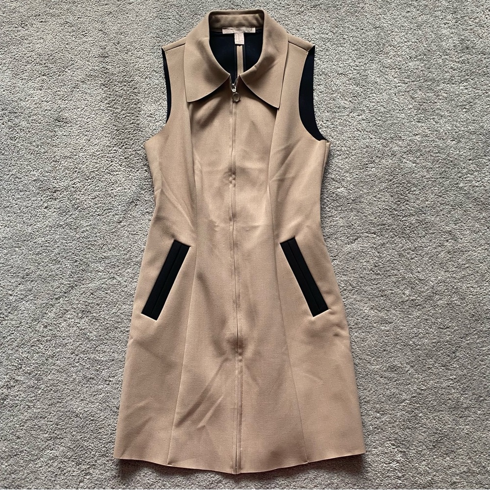 F21 Zip Up Collared Dress
